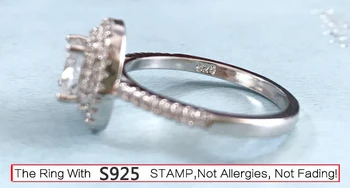 YANHUI 925 sterling silver 2020 nové zásnubní Prsteny pro ženy prst fashion dropshipping podporované velkoobchod šperky R680