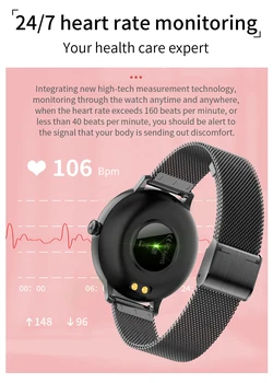 YOEON 2020 NOVÉ Chytré Hodinky Sport-Monitor Srdečního tepu, Voděodolný Fitness Náramek Muži Ženy Smartwatch Pro Android, Apple, Xiaomi