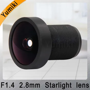 Yumiki M12 CCTV 2.8 mm objektiv F1.4 Ohnisková vzdálenost 2.8 mm Senzor 1/2.5