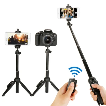 Yunteng Bezdrátový Selfie Tyč Stativ Monopod s Bluetooth Dálkové Spouště Univerzální pro iPhone XS X 7plus Xiaomi Smartphony