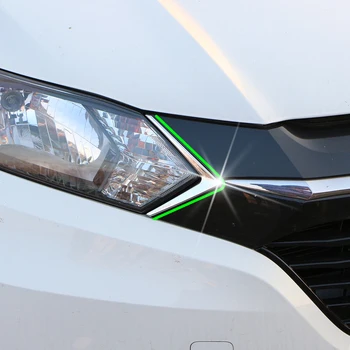 Zeratul Auto pro Honda HRV Vezel HR-V ROCE - 2018 ABS Chrome Auto Přední Světla Samolepky Dekorace Samolepky na Auto Světlomety, Čalounění