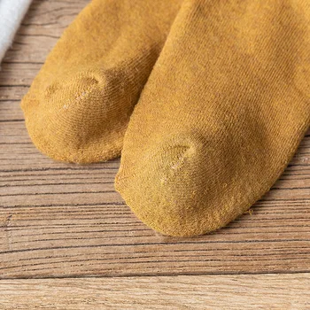 Zimní Teplé Ženy Ponožky jednobarevné Froté Zesílené Posádky Ponožky Ženy 1 Pár/balení