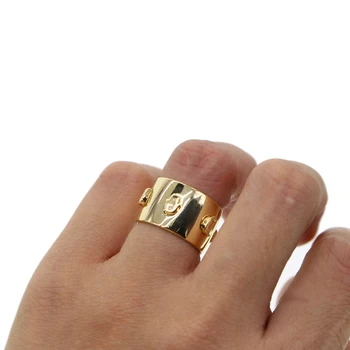 Zlatá barva štěstí, turecké prsten ženy jemné jednoduché šperky minimální ryté ruku moon star cz široký engagment kapela kroužky