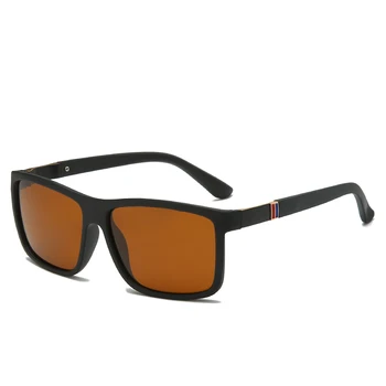 Značky Design Muži Polarizované sluneční Brýle Mužské Náměstí Povlak Řidičské brýle Vintage UV400 sluneční Brýle Odstíny Oculos de sol