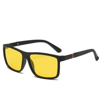 Značky Design Muži Polarizované sluneční Brýle Mužské Náměstí Povlak Řidičské brýle Vintage UV400 sluneční Brýle Odstíny Oculos de sol