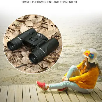 Zoom Dalekohled 8X21 Skládací Dalekohled s Nízkou Světlo pro Noční Vidění na venkovní pozorování ptáků, cestování, lov, kempování 1000m