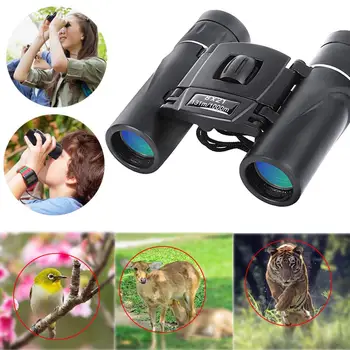 Zoom Dalekohled 8X21 Skládací Dalekohled s Nízkou Světlo pro Noční Vidění na venkovní pozorování ptáků, cestování, lov, kempování 1000m