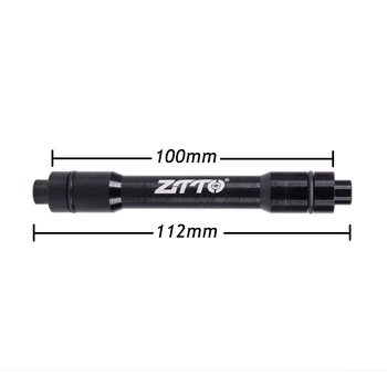 ZTTO MTB Silniční Kolo Přední Kolo 15mm na 9MM QR Špízy 15 mm do 12 mm Thru Axle Adapter 100x15 do 100x12 nebo 100x9 Rychlé Uvolnění hub