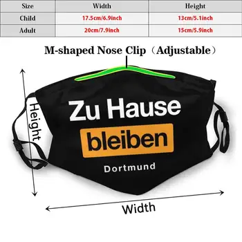 Zu Hause Bleiben Deutsch Euro Ligy Opakovaně Pm2.5 Filtrační Maska Na Obličej Zu Hause Bleiben Deutsch Deutschland Zu