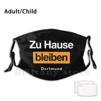 Zu Hause Bleiben Deutsch Euro Ligy Opakovaně Pm2.5 Filtrační Maska Na Obličej Zu Hause Bleiben Deutsch Deutschland Zu