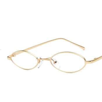 ZXRCYYL sluneční Brýle, Ženy, Luxusní Značky Návrhář vintage 2018 nové retro barevné malé elipsy sluneční brýle módní návrhář unisex