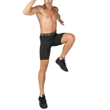 Základní vrstva Komprese Šortky Pánské spodní Prádlo Fotbalové Kalhoty Letní Sportovní Gym Fitness Sportovní Systémem s Kapsou