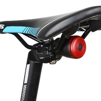 ZÁPAD BIKING IPX6 Vodotěsné USB Cyklistika zadní Světlo Zadní Světlo Lampa Svítilna Smart Kolo Zadní Světlo Brzdové