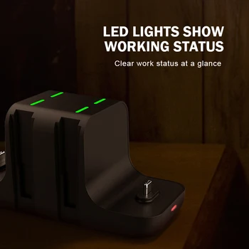 Údaje Žába 6 v 1 Nabíjecí Dokovací Stanice Pro Nintendo Spínač Joy-con Controller Nabíječka Stojan, LED Světla Pro Spínače Příslušenství