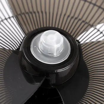 Černá 16 Inch Domácnost, Plastové Lopatky oběžného kola Ventilátoru, 3 Listy s Maticí Kryt pro Stojící Podstavec Ventilátor Stolní Ventilátor Obecné Příslušenství