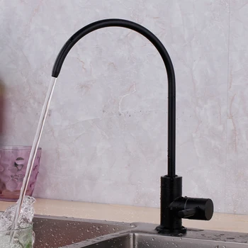 Černá voda filtr pitné vody klepněte na barevné kuchyně pít kohoutky má konektor