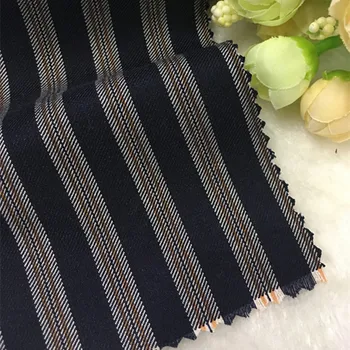 Česaná vlna, textilie a pruhované oblek tkaniny oblek sako kalhoty ruční DIY