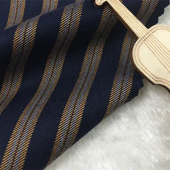 Česaná vlna, textilie a pruhované oblek tkaniny oblek sako kalhoty ruční DIY