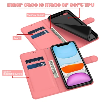 Čína styl Peněženka Kožené Pouzdro Pro iPhone 12 11 Pro X XR XS Max 6 6S 7 8 Plus SE roku 2020 12 Mini Kryt Luxusní Kvalitní Flip pouzdra