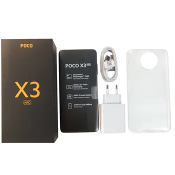 Španělsko Zámořský Globální Verze Xiaomi POCO X3 NFC 6GB 64GB Smartphone Snapdragon 732G Octa Core 64MP Quad Kamera 6.67