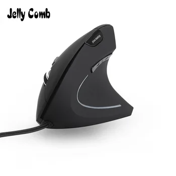 Želé Hřeben Kabelové USB Kabelové Vertikální Myš pro Notebook PC Doprava Ruku Malé Ergonomické Mouse1000/2400/3200 DPI Počítač Optické Myši
