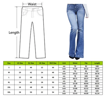Žena Módní Džíny Elastické Vysokým Pasem Volné Džínové Kalhoty 2020 Nové Dámy Světlice Džíny Dámské Ležérní Slim Fit Džíny Plus Velikost