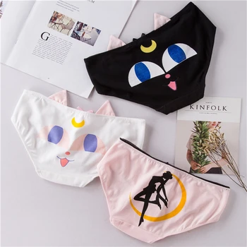 Ženy Blízcí Spodní Prádlo Sailor Moon Amine Cosplay Holčičí Roztomilé Sladké Srdce Spodní Prádlo Kalhotky Hot Prodej Ženy Kalhotky Kalhotky