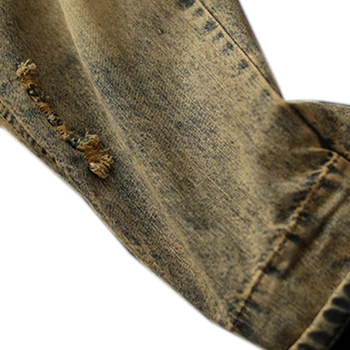 Ženy Džíny Denim Kalhoty Kalhoty Zoufalý Patchwork Retro Vintage Módní Ležérní Dlouhý Velký Volný pro Jaro Podzim A11121400