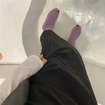 Ženy Kotníkové Boty Ženské Jarní Boty Dámy Sexy Podpatky Elastické Peep Toe Ponožky Boty Skluzu Na Módní Ženy Pletení Boty