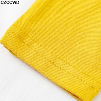 Žlutá Plus Velikost T-shirt Ženy Letní Leeter Print Lady Ležérní Tričko Topy Harajuku Streetwear Krátký Rukáv O-Neck Tee Tričko