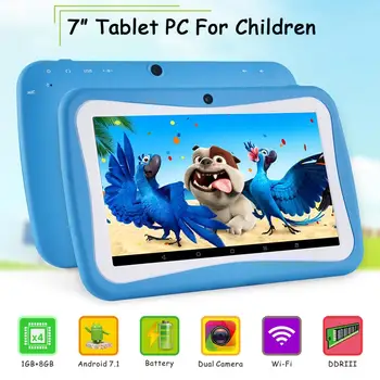 таблетка Tablet PC 7 Palcový 1024*600 Android 7.0 Quad Core 1GB RAM 8GB ROM Dual Fotoaparát, Wi-fi Připojení